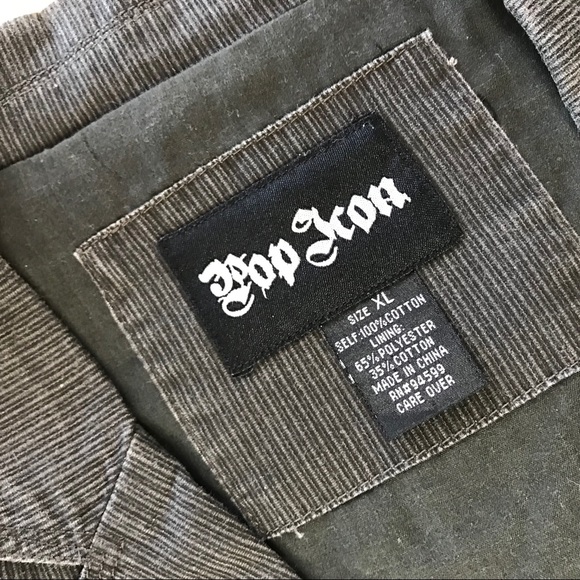 Pop Icon men’s black embroidered jacket - Picture 5 of 5